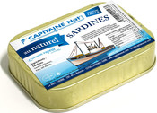 SARDINES AU NATUREL BOITE 1/6 115G