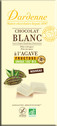 CHOCOLAT BLANC A L'AGAVE 100G