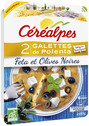 GALETTE POLENTA FETA/ OLIVES NOIRES 2x80G
