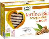 TARTINES AUX NOIX SANS GLUTEN 2X100G