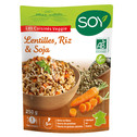 PLAT CUISINE LENTILLES,RIZ & SOJA 250G