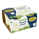 YAOURT NATURE AU LAIT DEMI-ECREME 4X125G