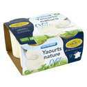YAOURT NATURE MAIGRE 0% M,G,4X125G