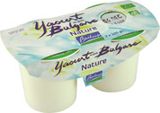 YAOURT GOÛT BULGARE NATURE 2X125G