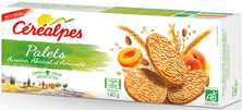 PALETS AVOINE ABRICOT AMANDE (3 SACHETS DE 3 BISCUITS) 140G