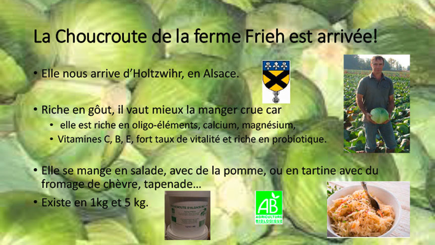 CHOUCROUTE FRIEH