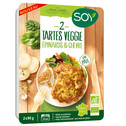 TARTES VEGGIE CHEVRE ET EPINARDS 2X90G