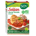 SEITAN SAUCE TOMATE ET BASILIC 2X125G