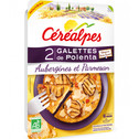 GALETTE POLENTA AUBERGINES/PARMESAN 2X80G