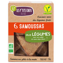 6 SAMOUSSAS AUX LEGUMES 150G