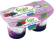 SOJA BRASSE MYRTILLE/ GROSEILLE 2x125G