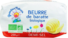 BEURRE BARATTE MOULE 1/2 SEL 250G