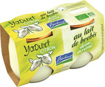 YAOURT LAIT DE BREBIS 1/2 ECREME CITRON  2X125G