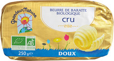 BEURRE BARATTE DOUX AU LAIT CRU 250G
