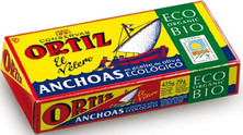 FILETS D'ANCHOIS A L'HUILE D'OLIVE BIO 47G